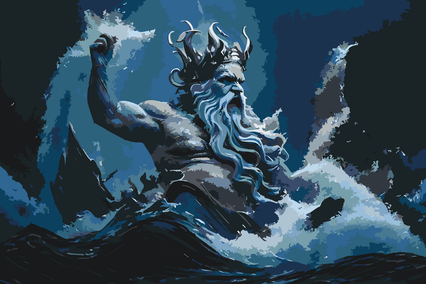 Paint by number - Poseidon 3