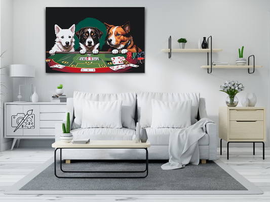 Paint by number - Dog Poker