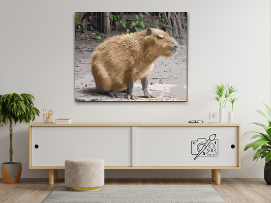 Paint by number - Capybara