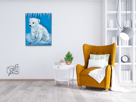 Paint by number - Polar Bear