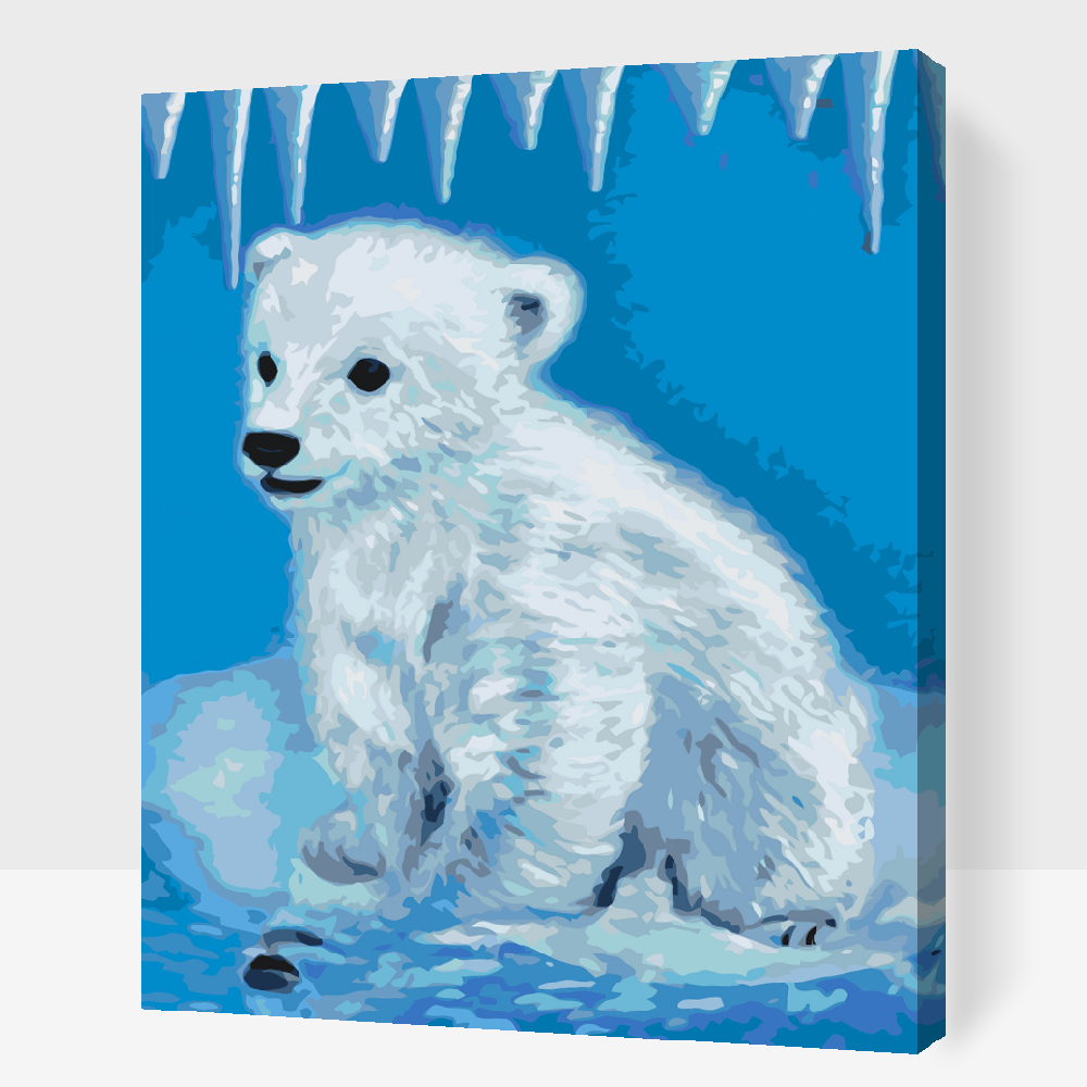 Paint by number - Polar Bear