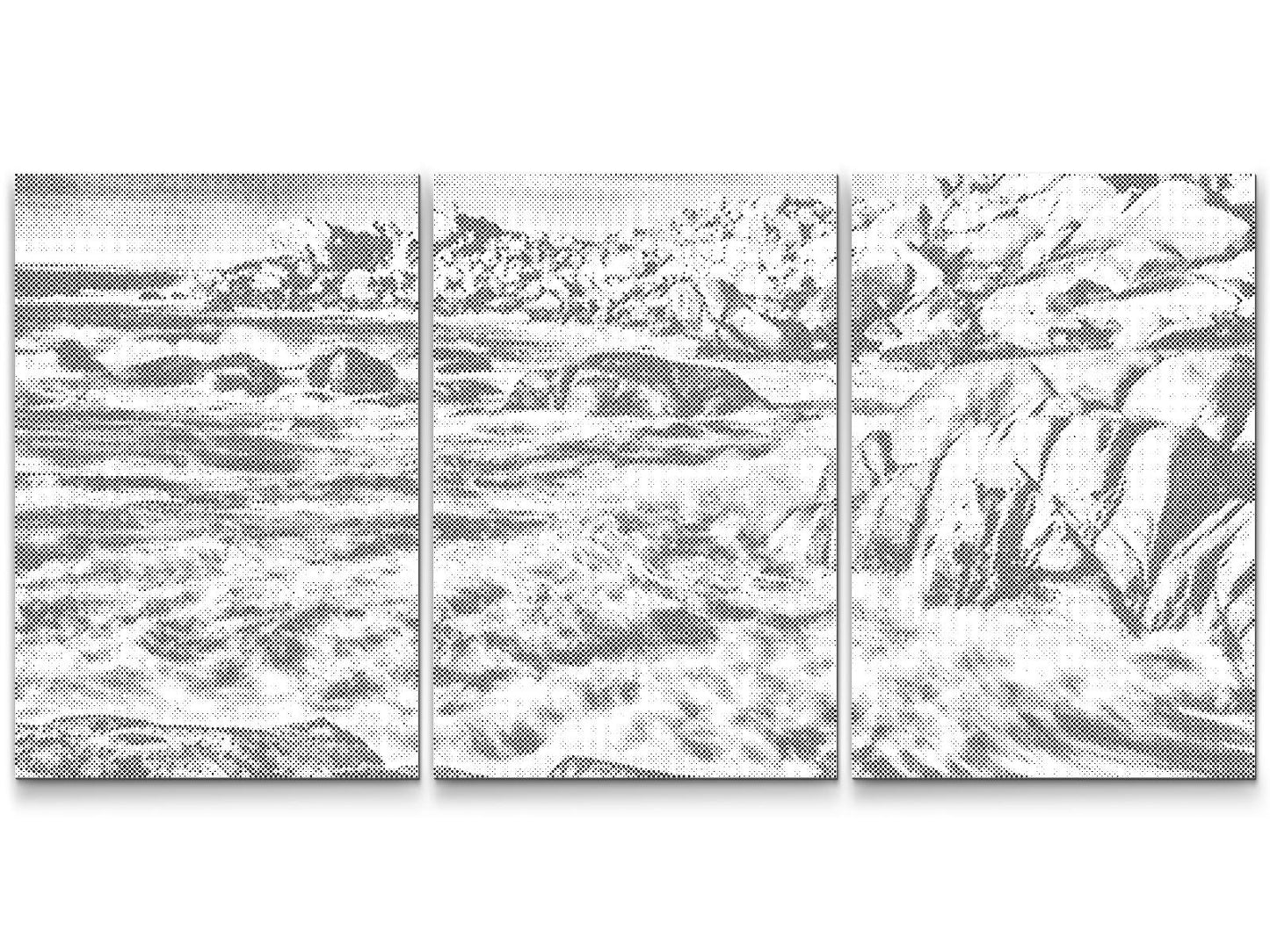 Dotting - Rocky shore (sæt af 3)