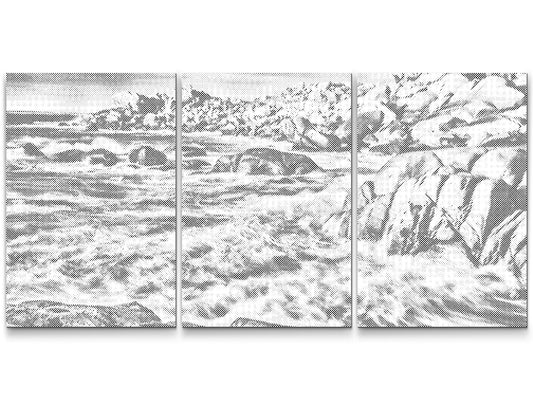 Dotting - Rocky shore (sæt af 3)