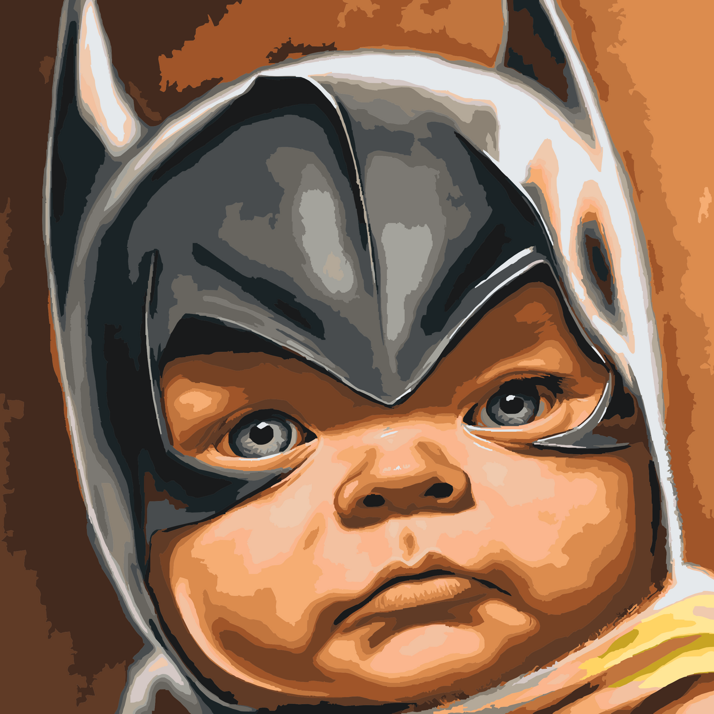 Paint by number - Baby Batman