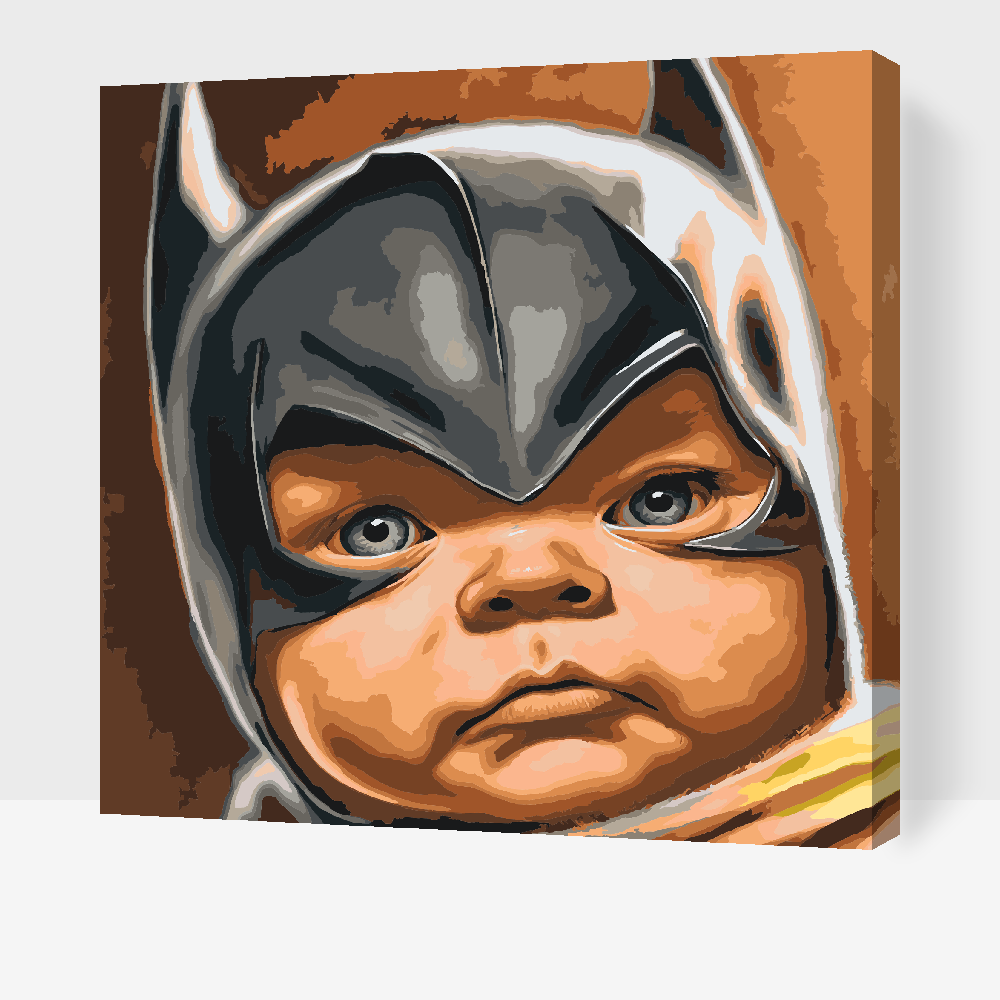 Paint by number - Baby Batman