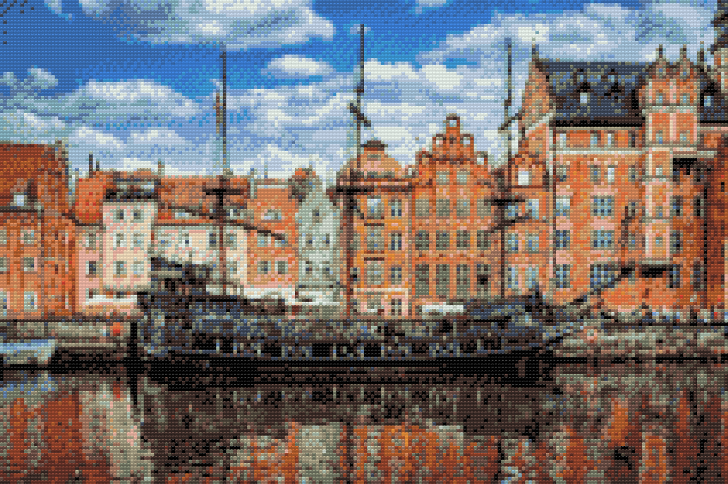 Diamond Paint - Black Pearl galeon, Gdansk