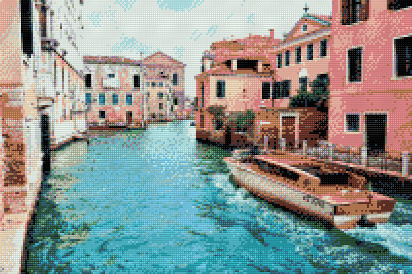 Diamond Paint - Sejlads i Venedig