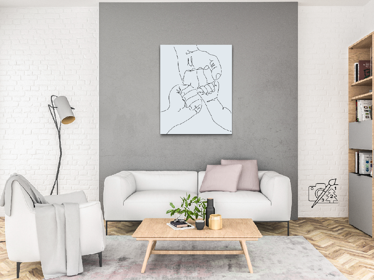 Paint by number - Familiebånd