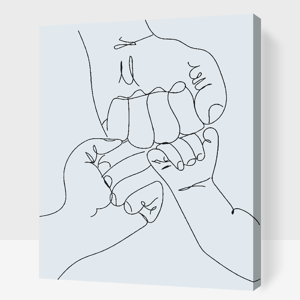 Paint by number - Familiebånd