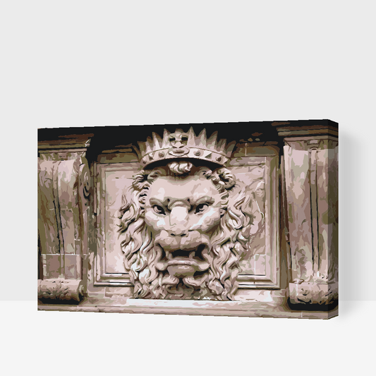 Paint by number - Løvens fontæne i Italien