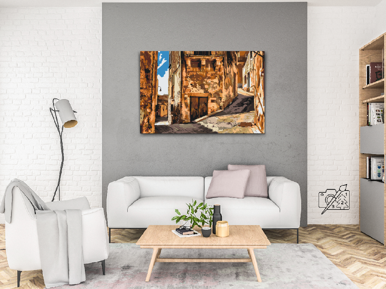 Paint by number - En tur til en historisk by