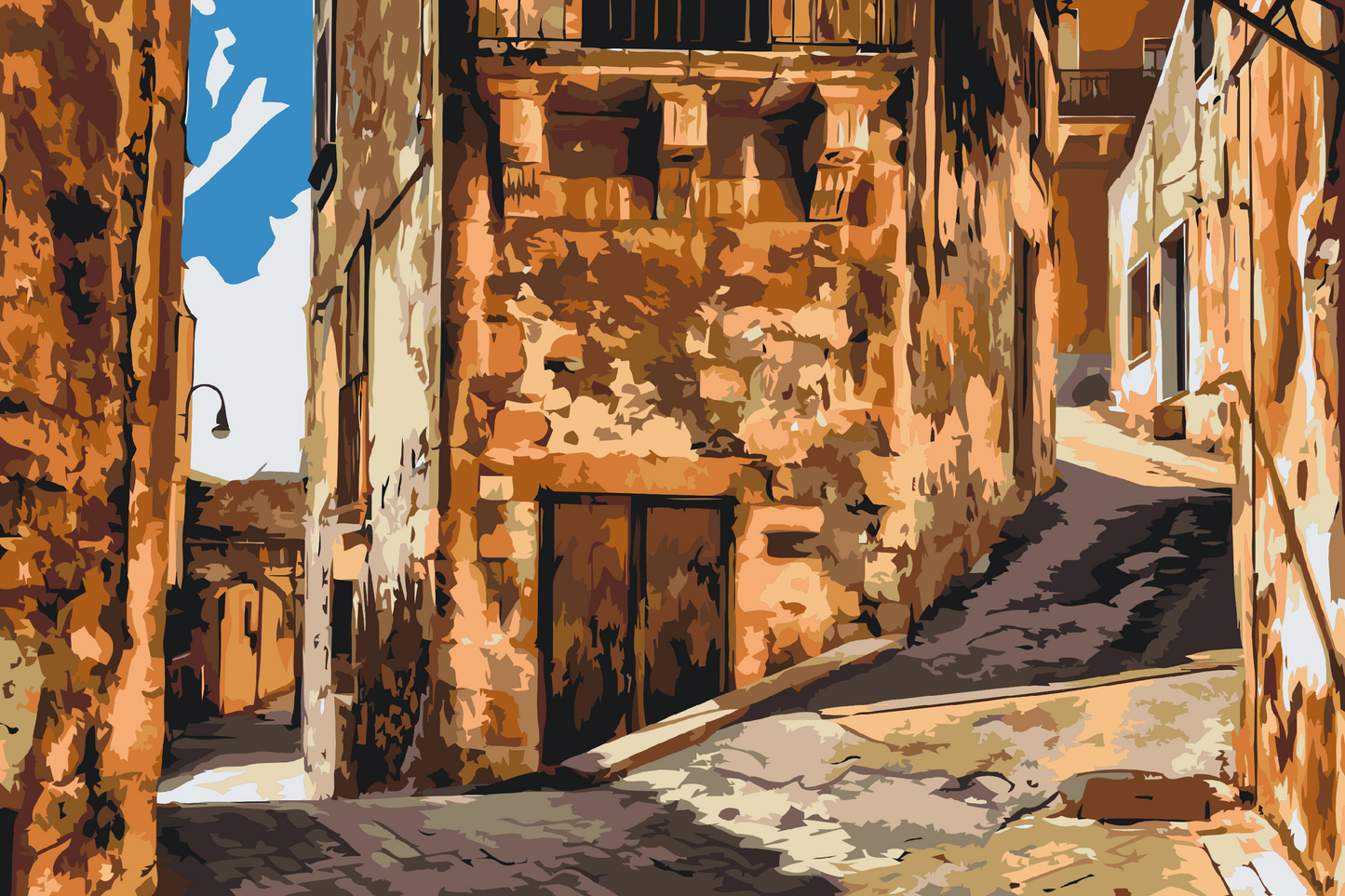 Paint by number - En tur til en historisk by