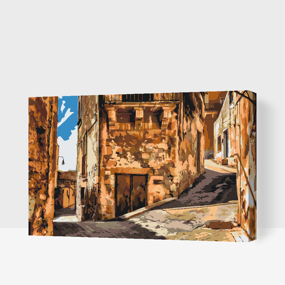 Paint by number - En tur til en historisk by