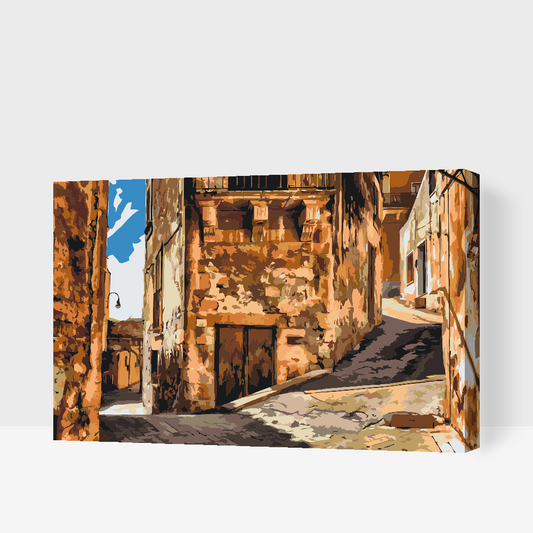 Paint by number - En tur til en historisk by