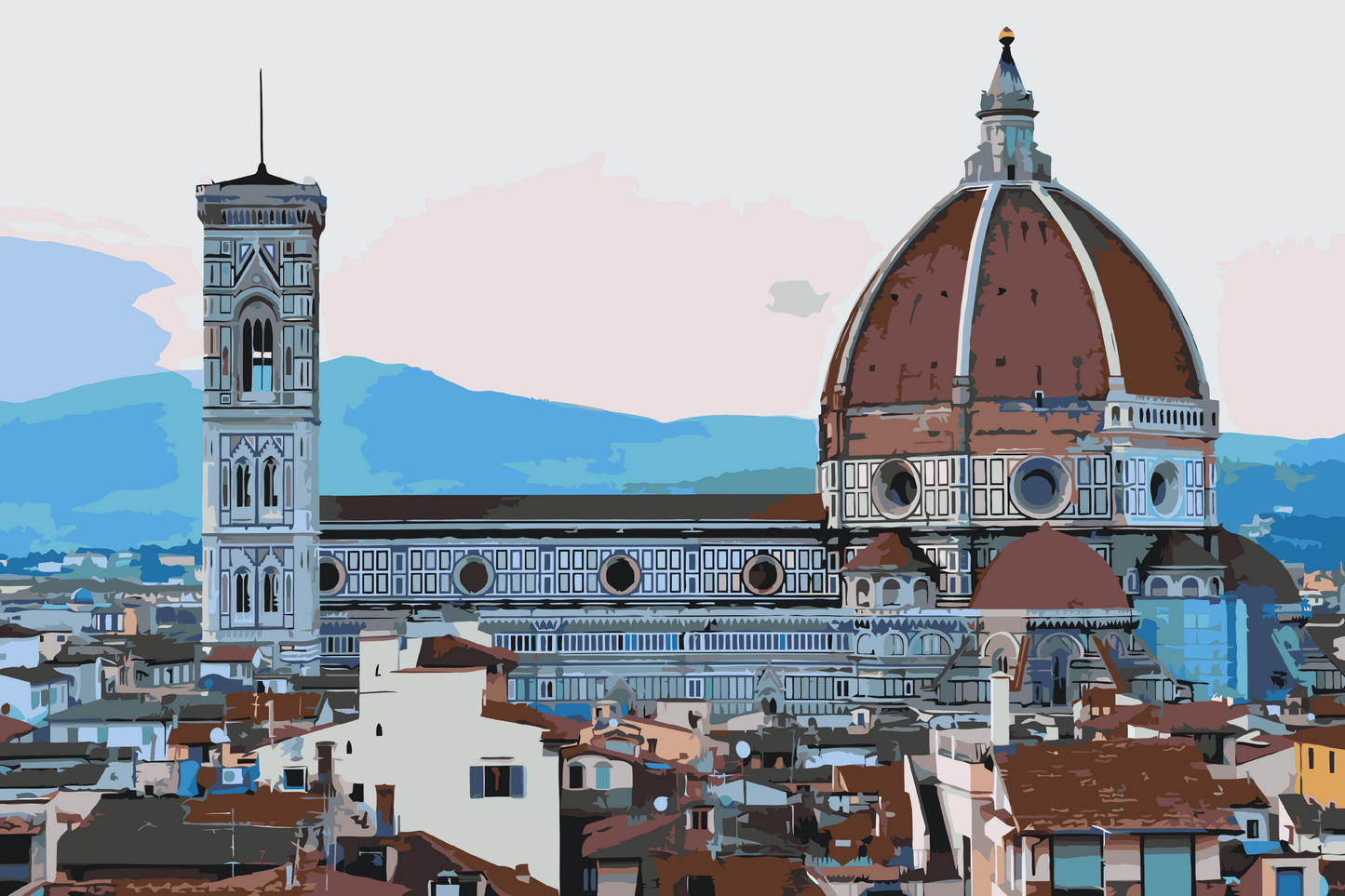 Paint by number - Santa Maria del Fiore 1