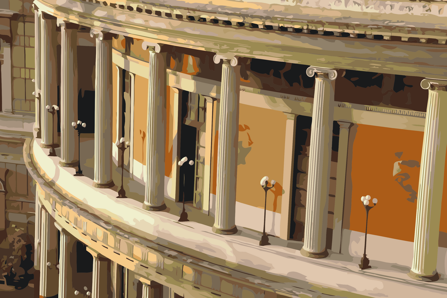 Paint by number - Politeama-teatret i Palermo