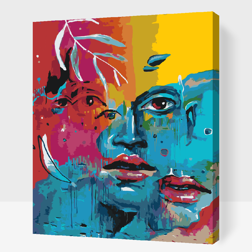 Paint by number - Mellem 4 Øjne