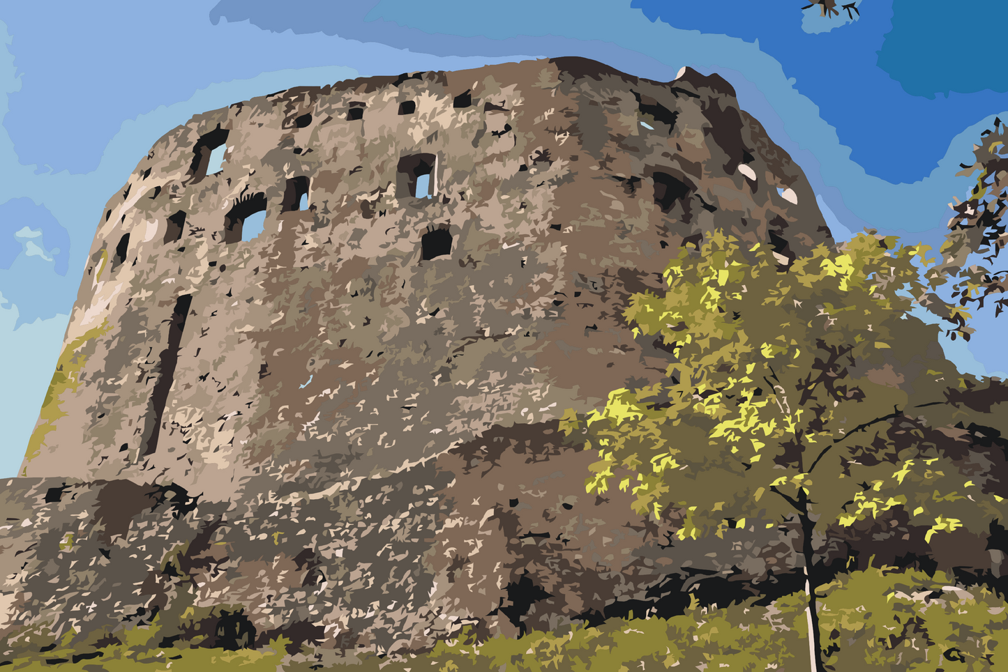 Paint by number - Topolčiansky Slot