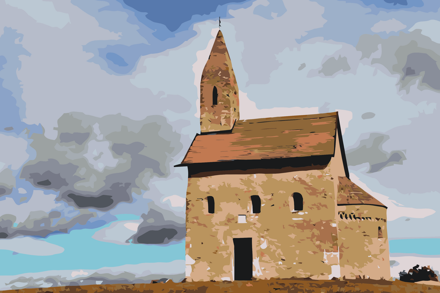 Paint by number - Sankt Mikaels ærkeengelkirke