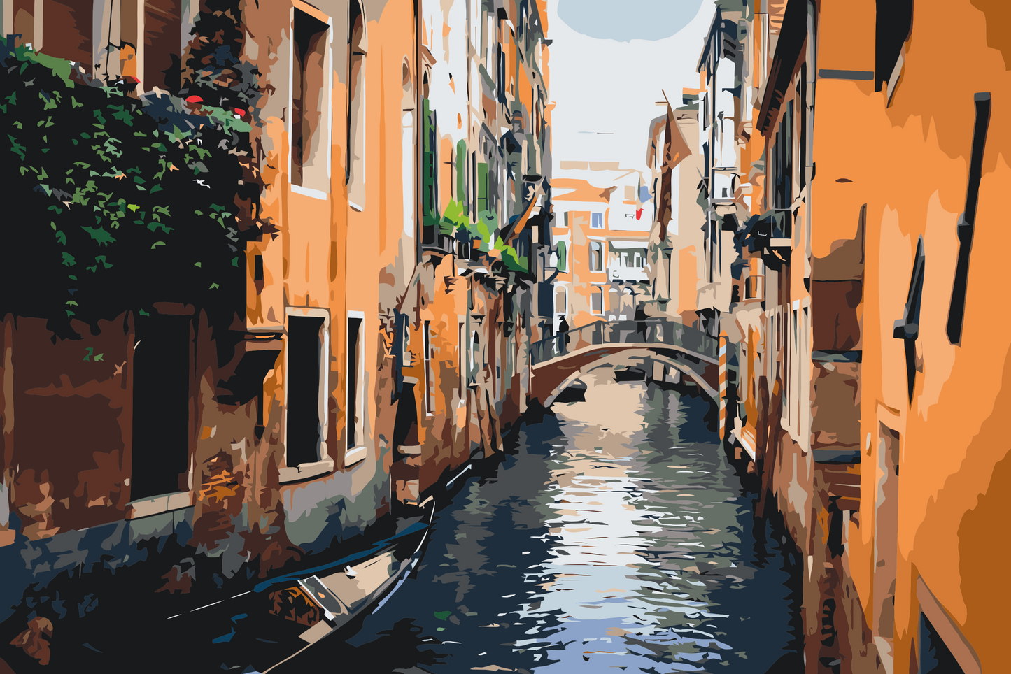 Paint by number - Gondoltur i Venice 2