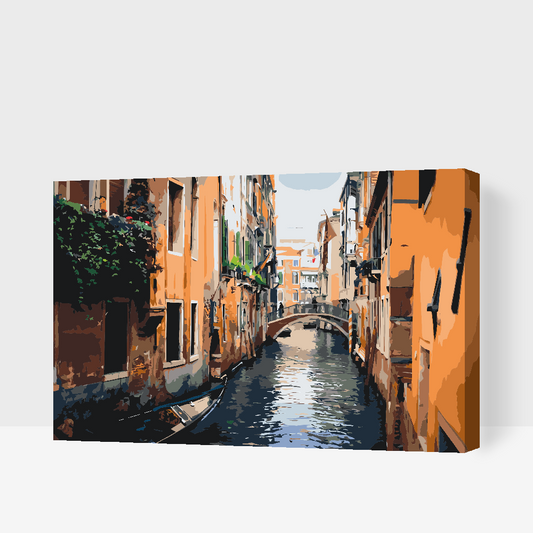 Paint by number - Gondoltur i Venice 2