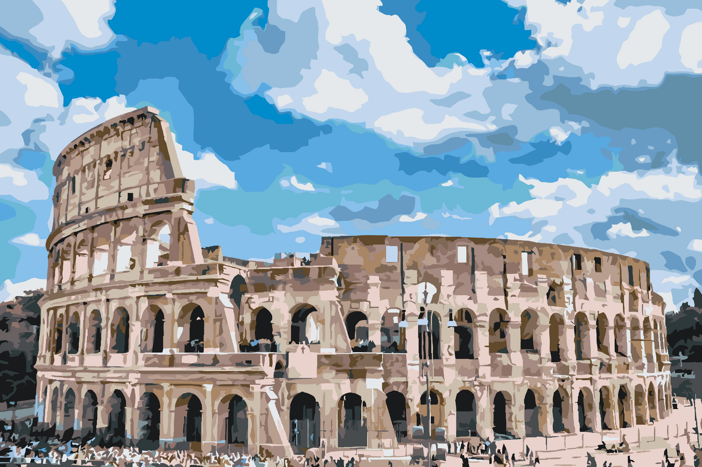 Paint by number - Colosseum