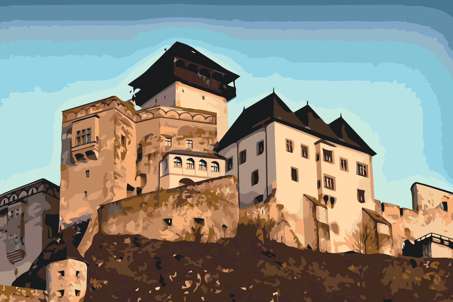 Paint by number - Trenčín Slot
