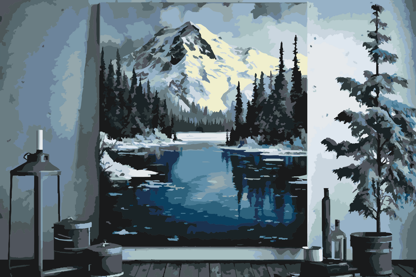 Paint by number - Billede i billede