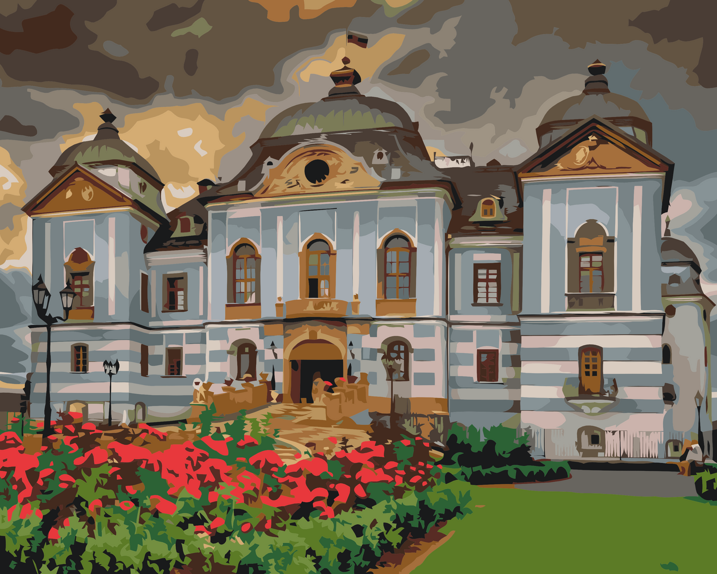 Paint by number - Halič Herregård