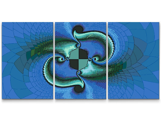 Paint by number - Abstrakt design (sæt af 3)