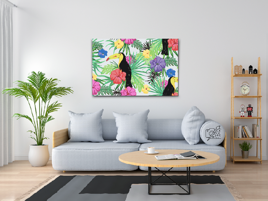 Paint by number - Tropisk tukan