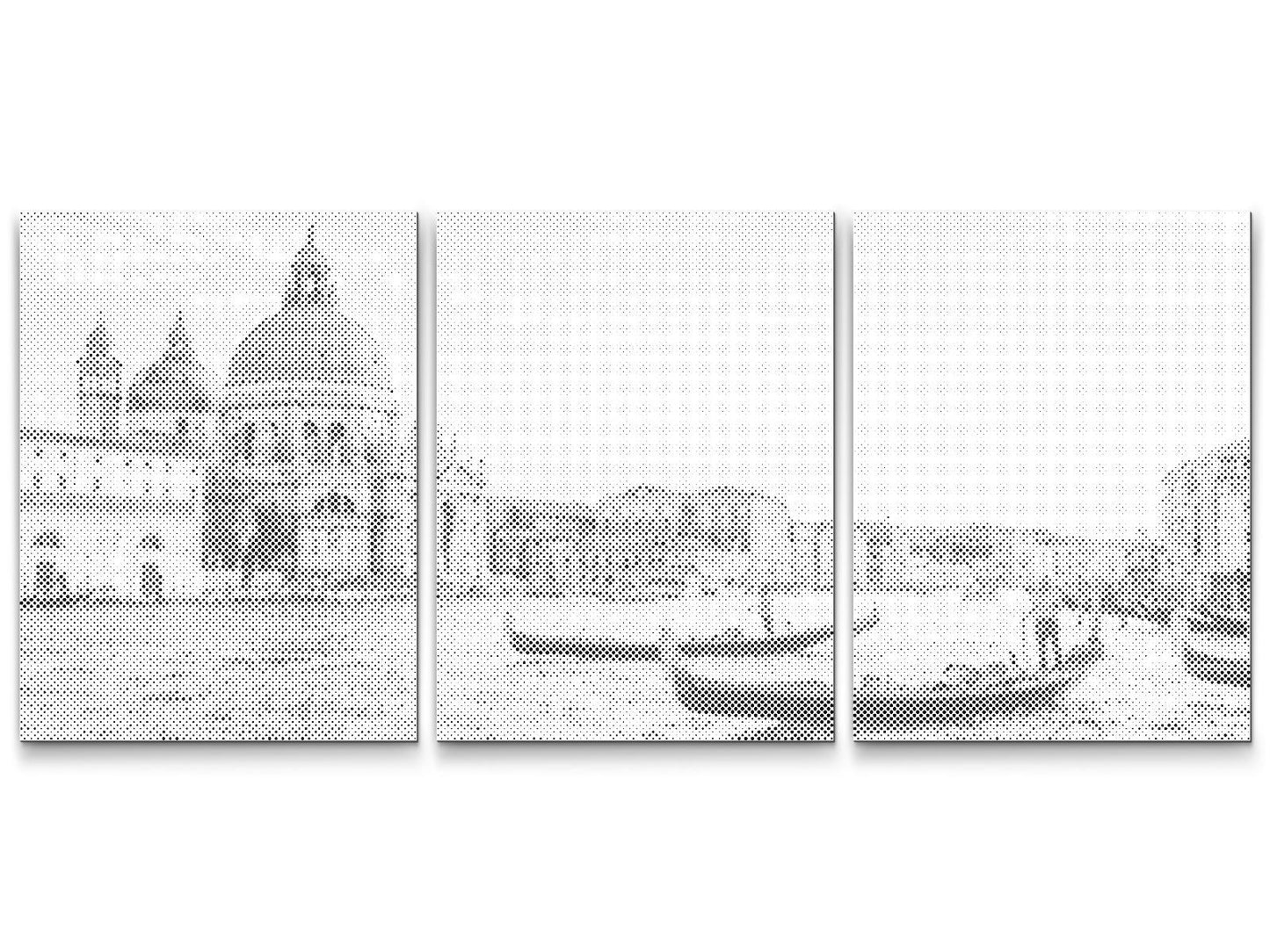 Dotting - Markuskirken, Venedig (sæt af 3)