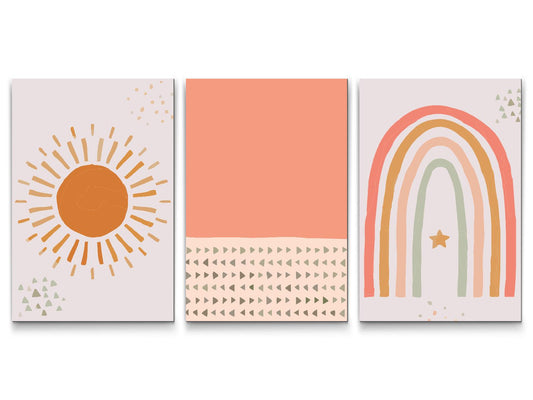 Paint by number - Boho (sæt af 3)