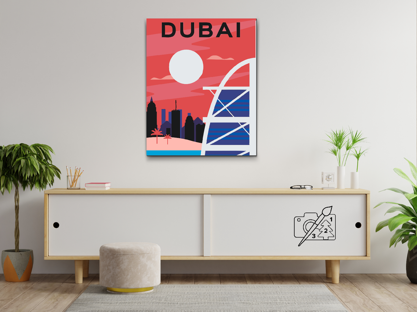 Paint by number - Dubai