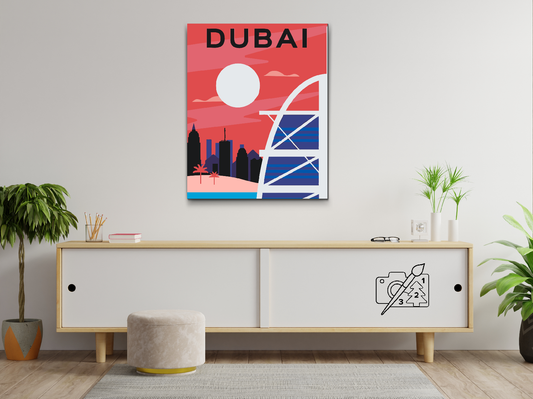 Paint by number - Dubai