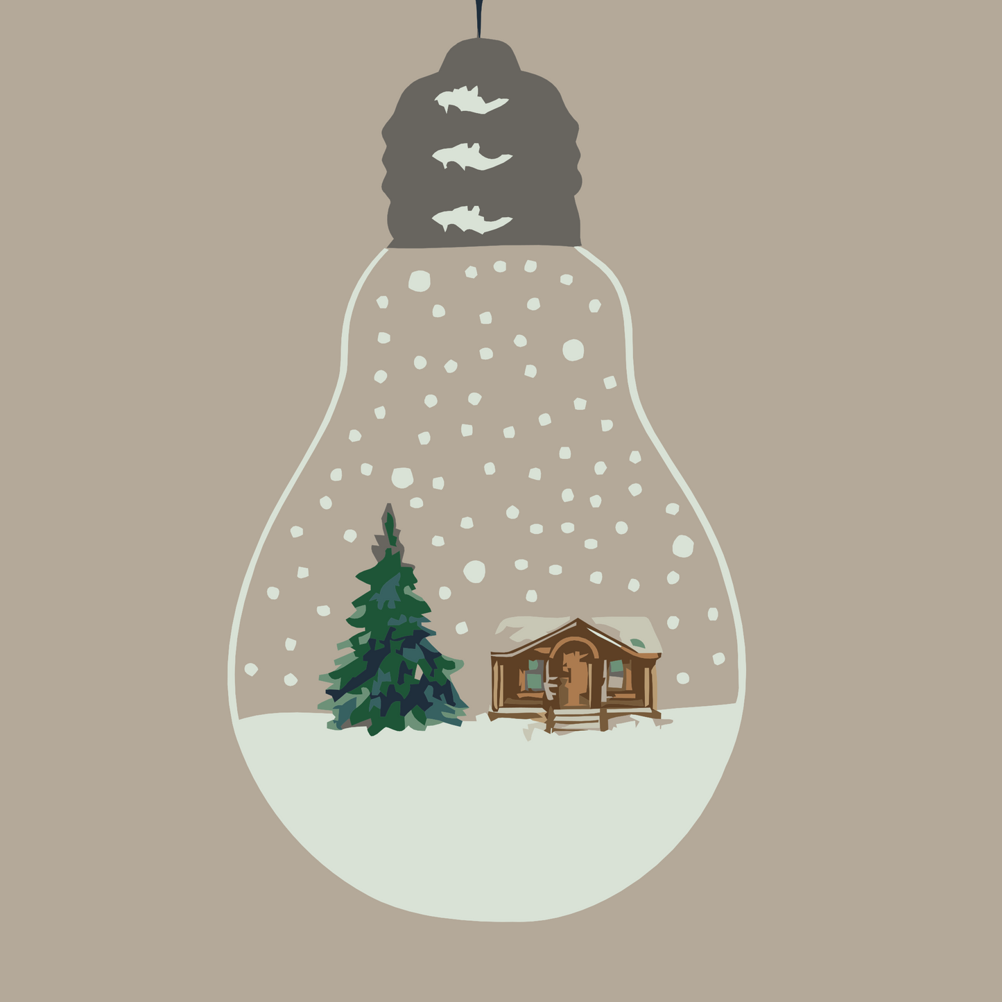 Paint by number - Julelig pære