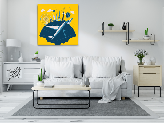 Paint by number - Rejser over hele verden