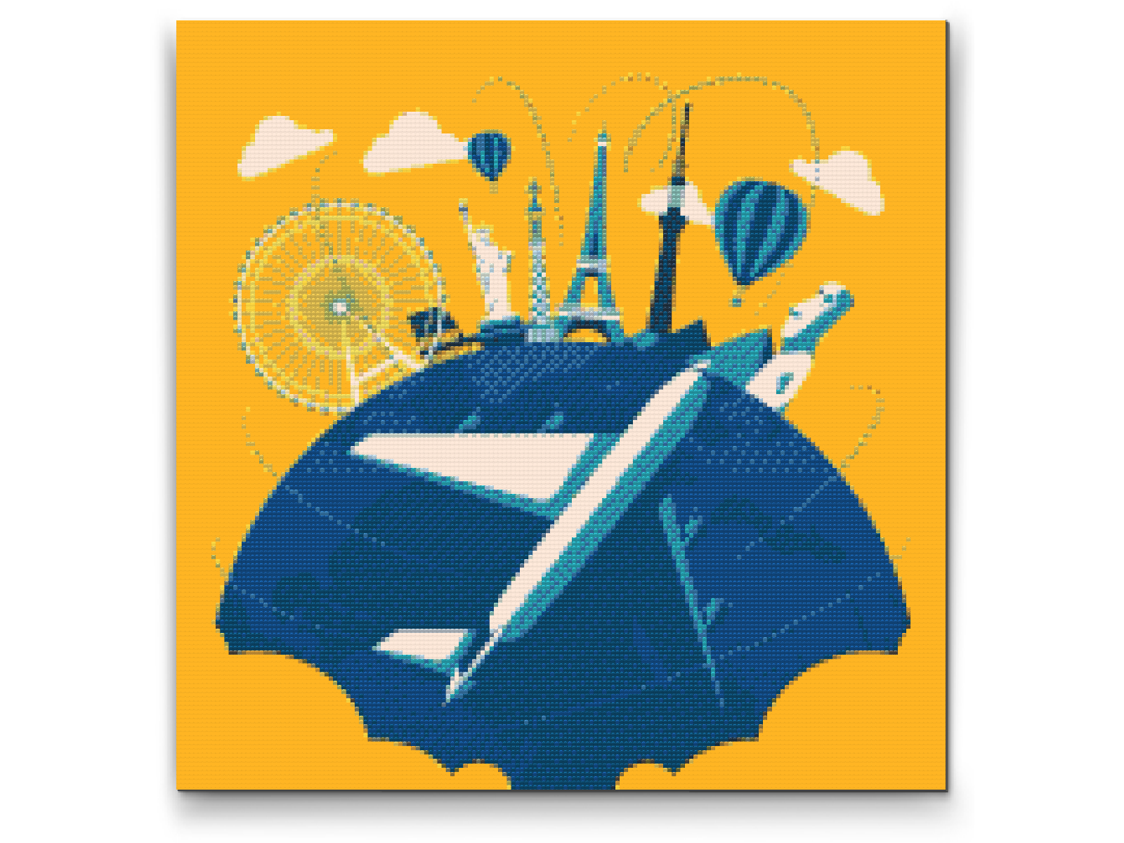 Diamond Paint - Rejser over hele verden