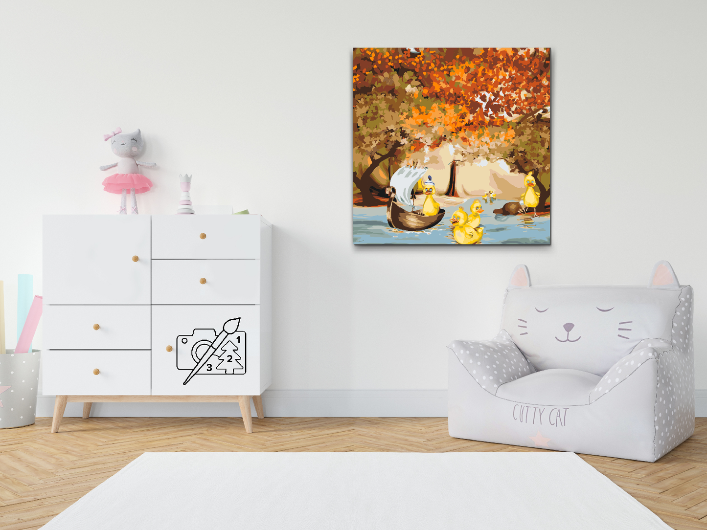 Paint by number - Ællinger på turen