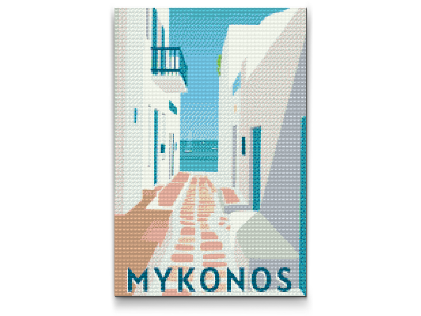 Diamond Paint - Grækenland, Mykonos