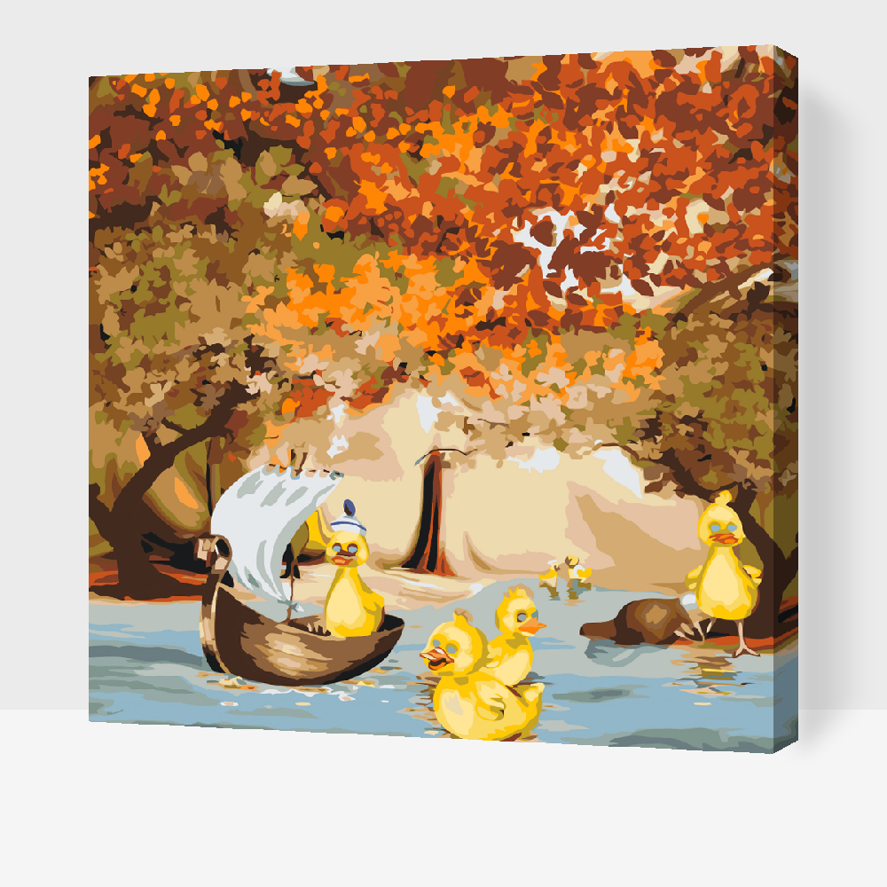 Paint by number - Ællinger på turen