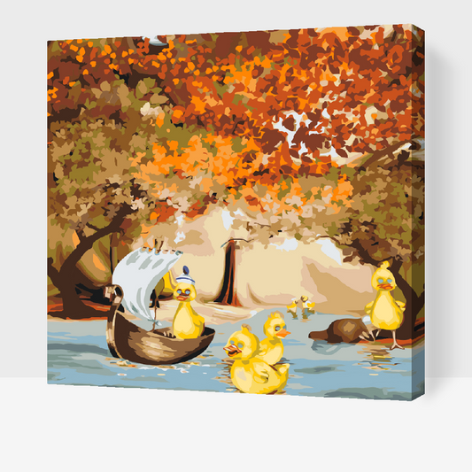 Paint by number - Ællinger på turen