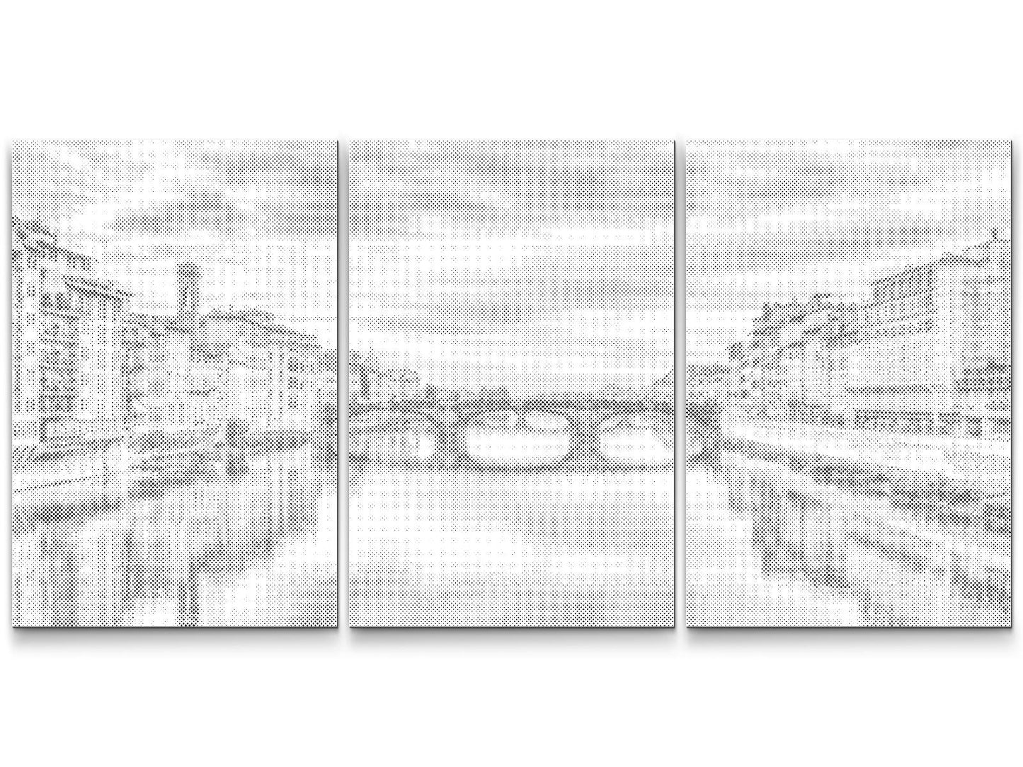 Dotting - Floden Arno i Firenze (sæt af 3)