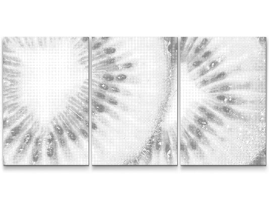 Dotting - Kiwi-baggrund (sæt af 3)