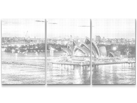 Dotting - Nat på Sydney Opera House (sæt af 3)