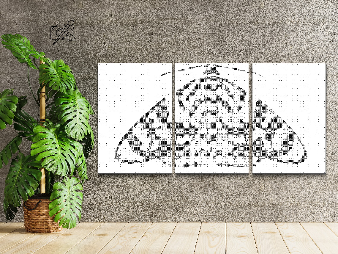 Dotting - Farverig natsværmer (sæt af 3)