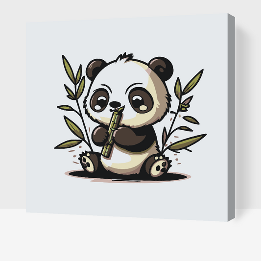 Paint by number - Bjørnebaby