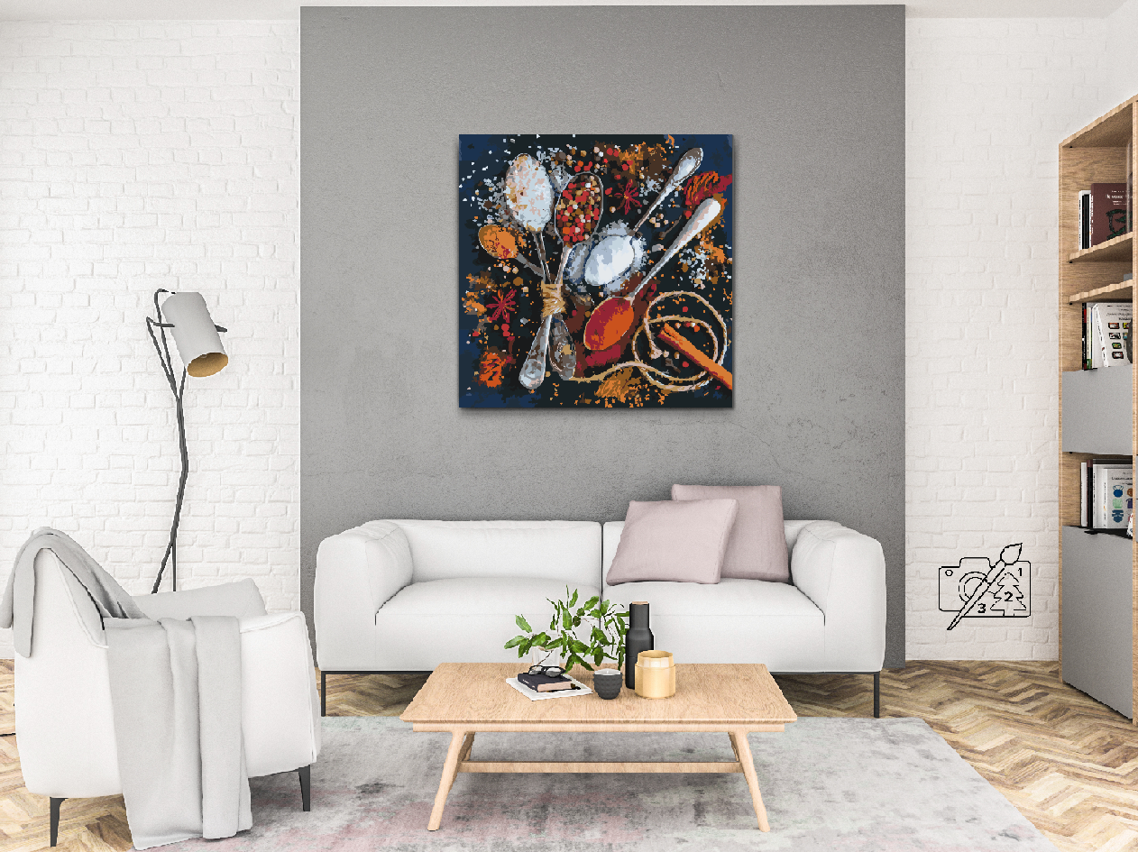 Paint by number - Krydderier