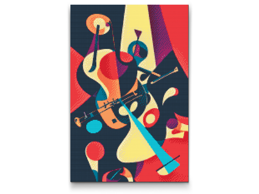 Diamond Paint - Musik i maleriet