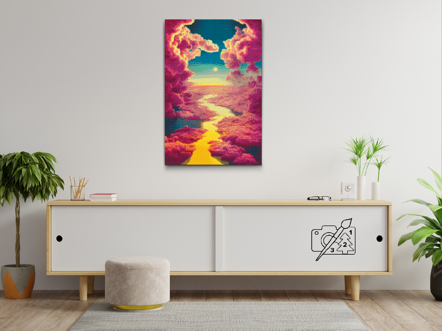 Diamond Paint - I skyerne